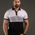 BLACK & WHITE POLO T-SHIRT
