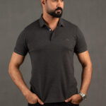 Dark Gray Polo T-shirt