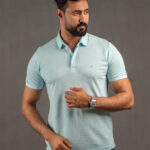 light blue Polo T-shirt