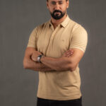 Beige Polo T-shirt