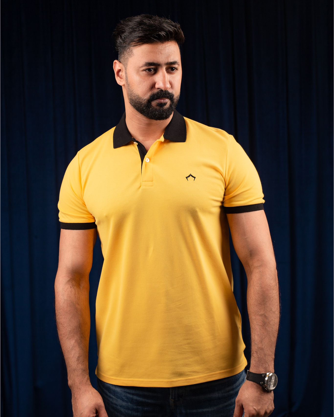 j YELLOW POLO T-SHIRT - الصورة 1