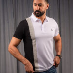 BLACK & GRAY POLO T-SHIRT
