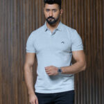 GRAY POLO T-SHIRT