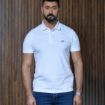 WHITE POLO T-SHIRT